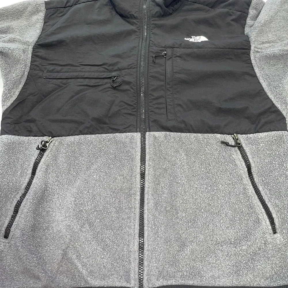 The North Face Denali Polartec Fleece Jacket Mens Medium‎ Grey Black